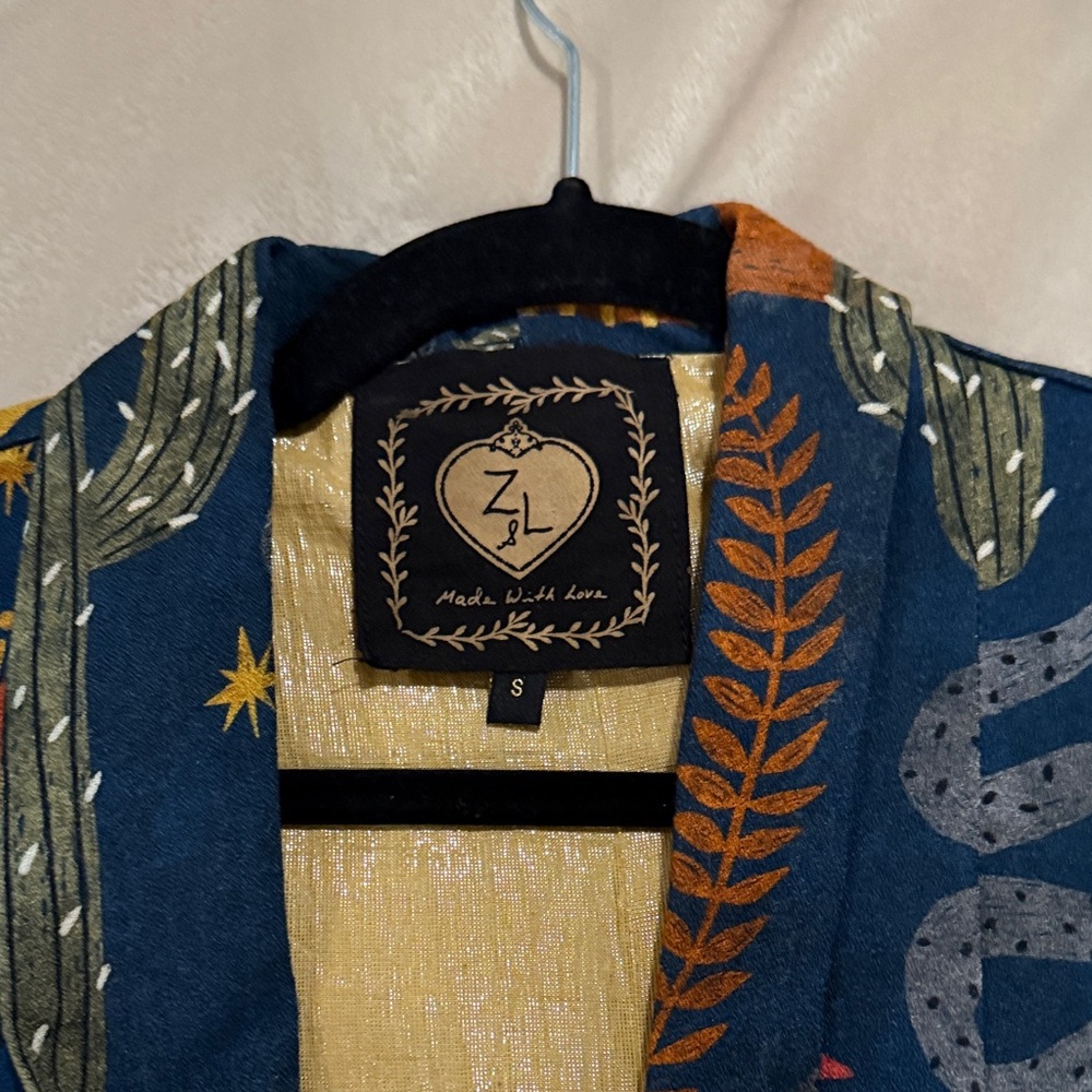 Stylish Patterned Blazer - Multicolor - image 6